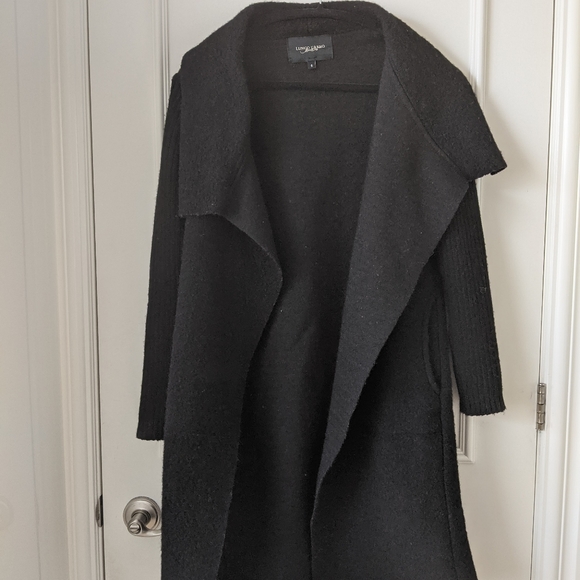 Italian boiled wool coat. Made in Italy. - Picture 2 of 6